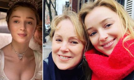 Phoebe Dynevor's mother is actress Sally Dynevor.